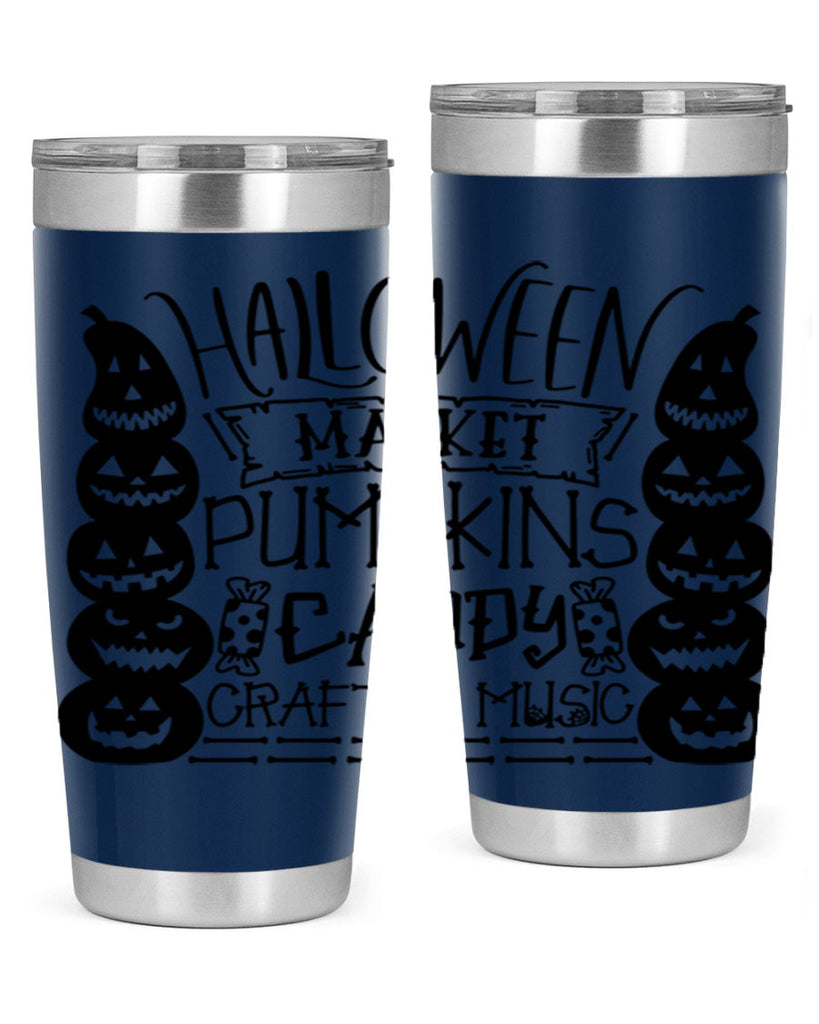 halloween market pumpkins candy 73#- halloween- Tumbler