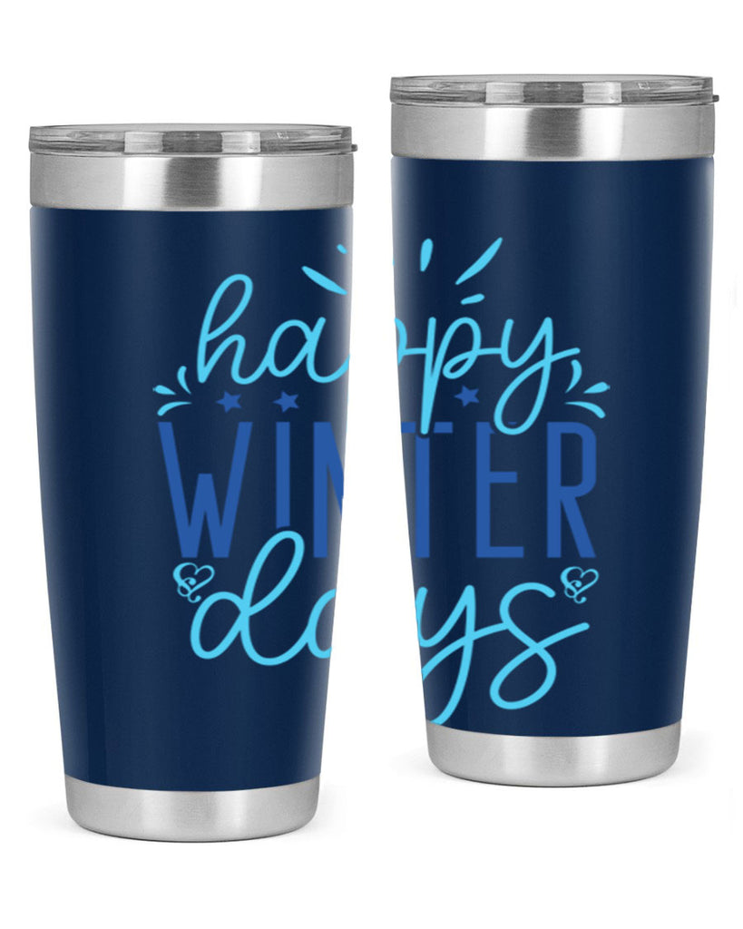 happy winter days 121#- winter- Tumbler