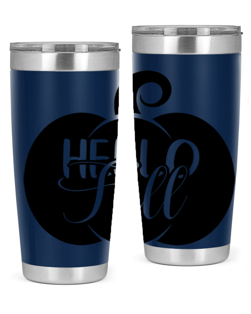 hello fall 275#- fall- Tumbler
