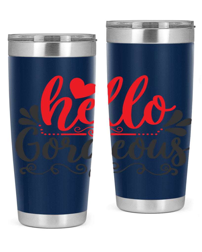 hello gorgeous Style 155#- make up- Tumbler