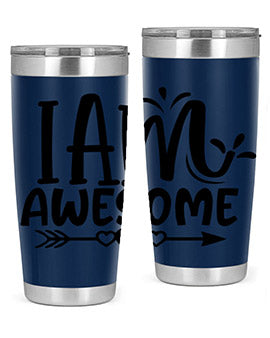i am awesome Style 19#- autism- Tumbler