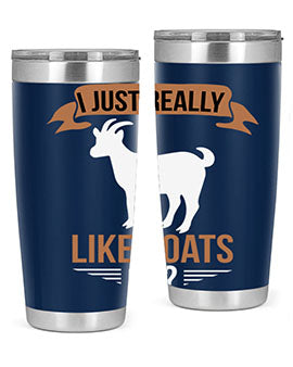 i just really like goats ok Style 3#- goat- Tumbler