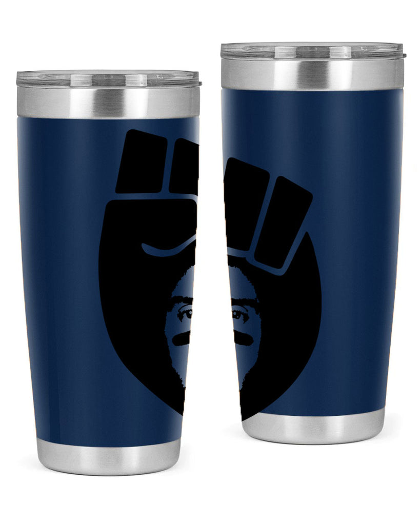 kaepernick fist hair 22#- black men - boys- tumbler