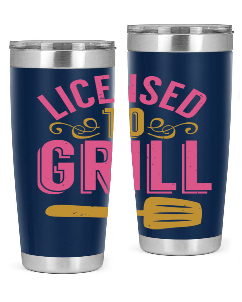 licensed to grill 24#- bbq- Tumbler