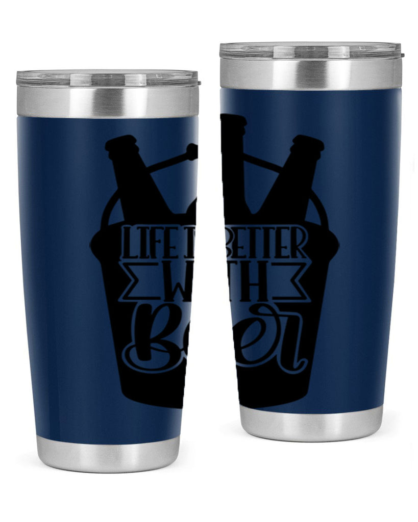 life is better with beer 27#- beer- Tumbler