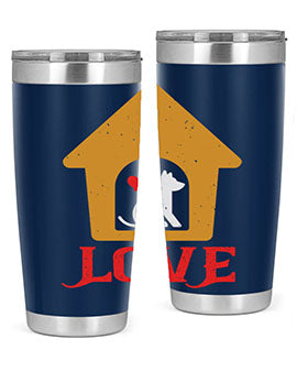 love Style 161#- dog- Tumbler