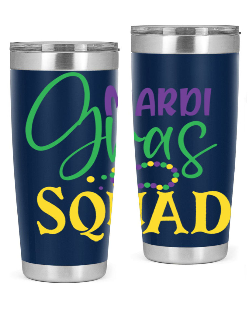 mardi gras squad 78#- mardi gras- Tumbler