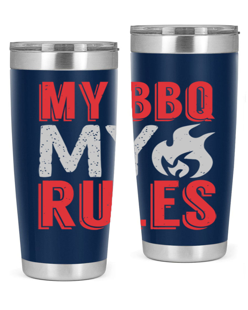 my bbq my rule 22#- bbq- Tumbler