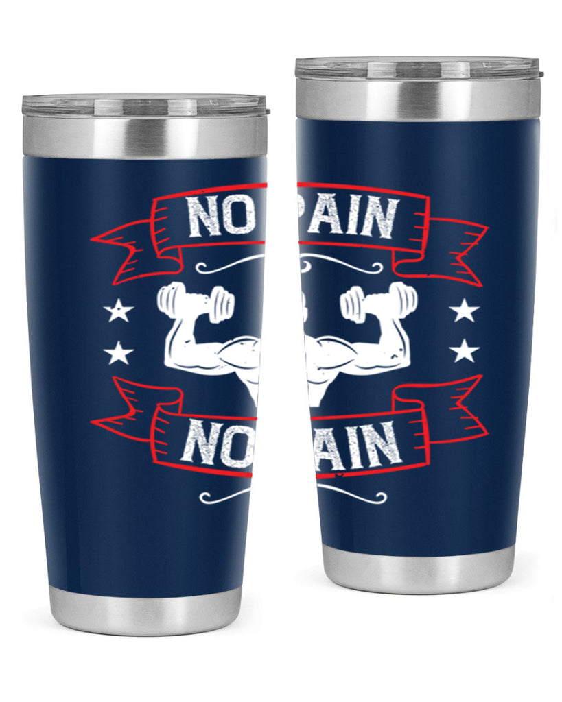no pain no gain 82#- gym- Tumbler