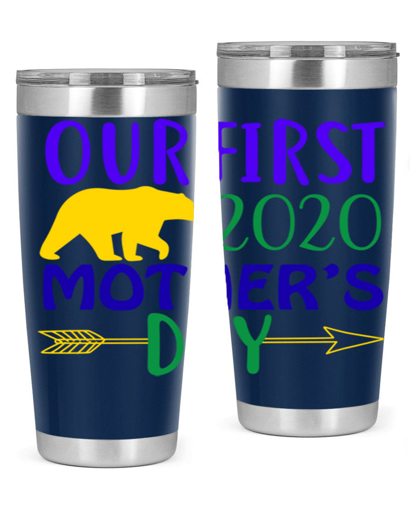 our first mothers day 4#- mardi gras- Tumbler