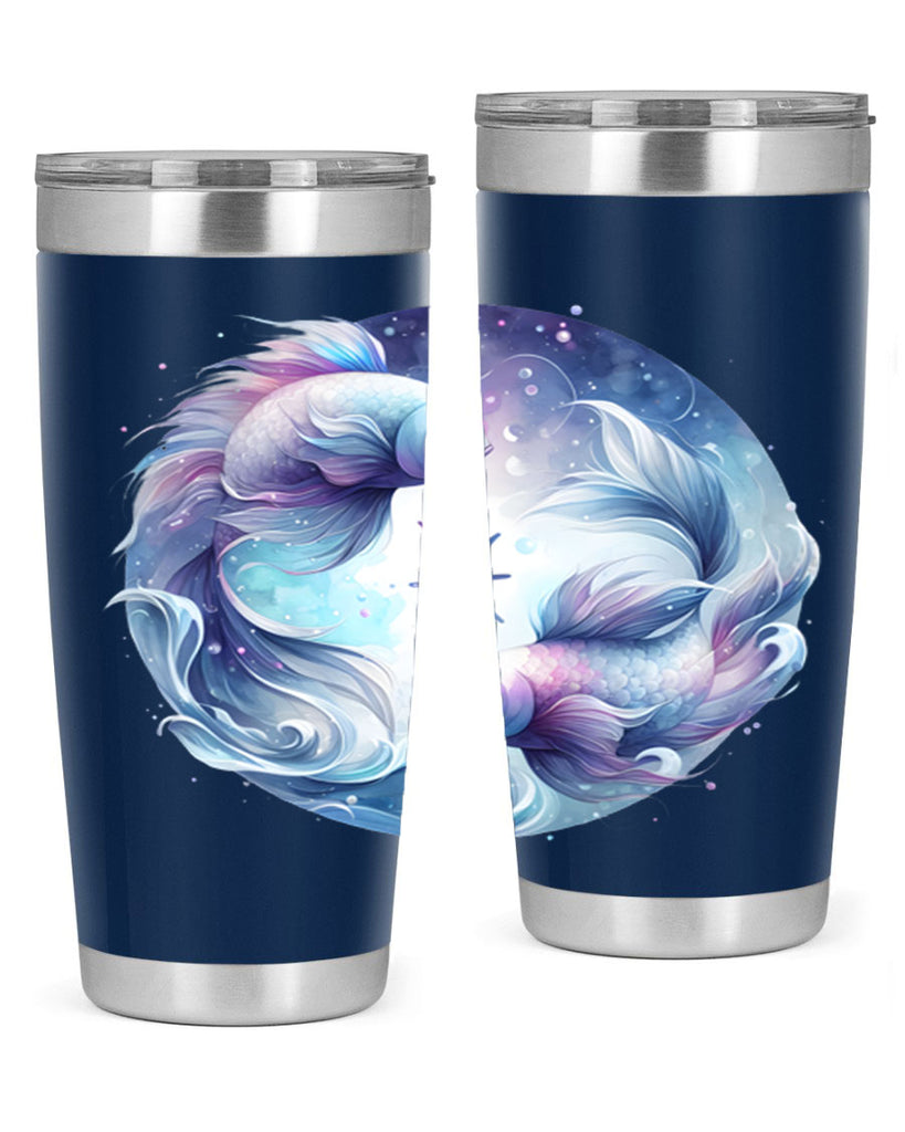 pisces 349#- zodiac- Tumbler