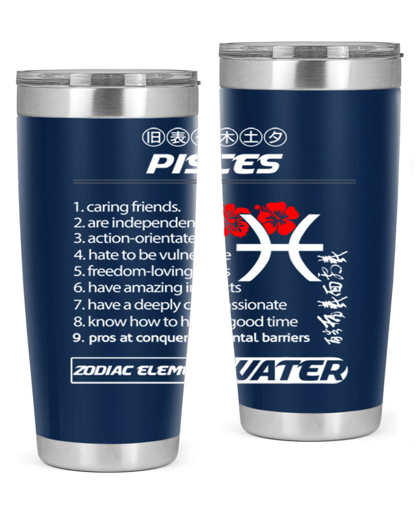 pisces 356#- zodiac- Tumbler