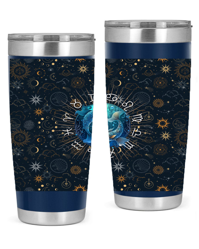 pisces Straight 366#- zodiac- Tumbler