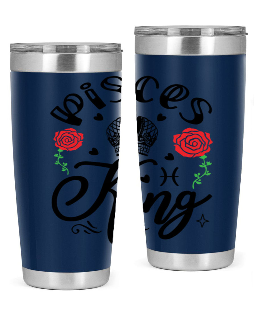 pisces king 375#- zodiac- Tumbler