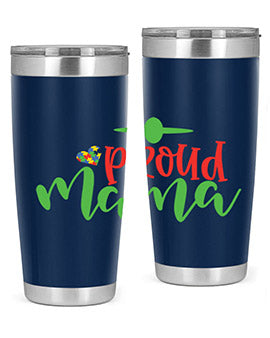 proud mama Style 38#- autism- Tumbler