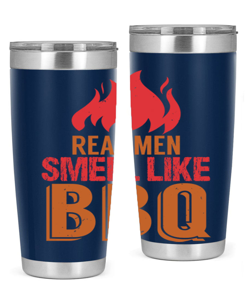 real men smell like bbq 16#- bbq- Tumbler