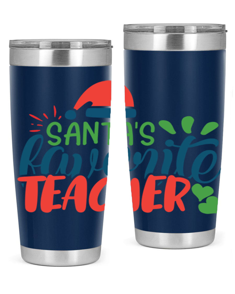 santas favorite teacher Style 151#- teacher- tumbler