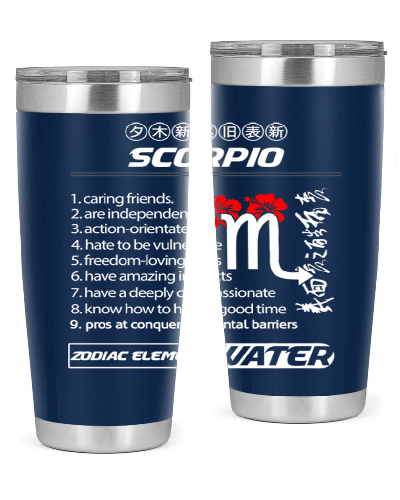 scorpio 456#- zodiac- Tumbler