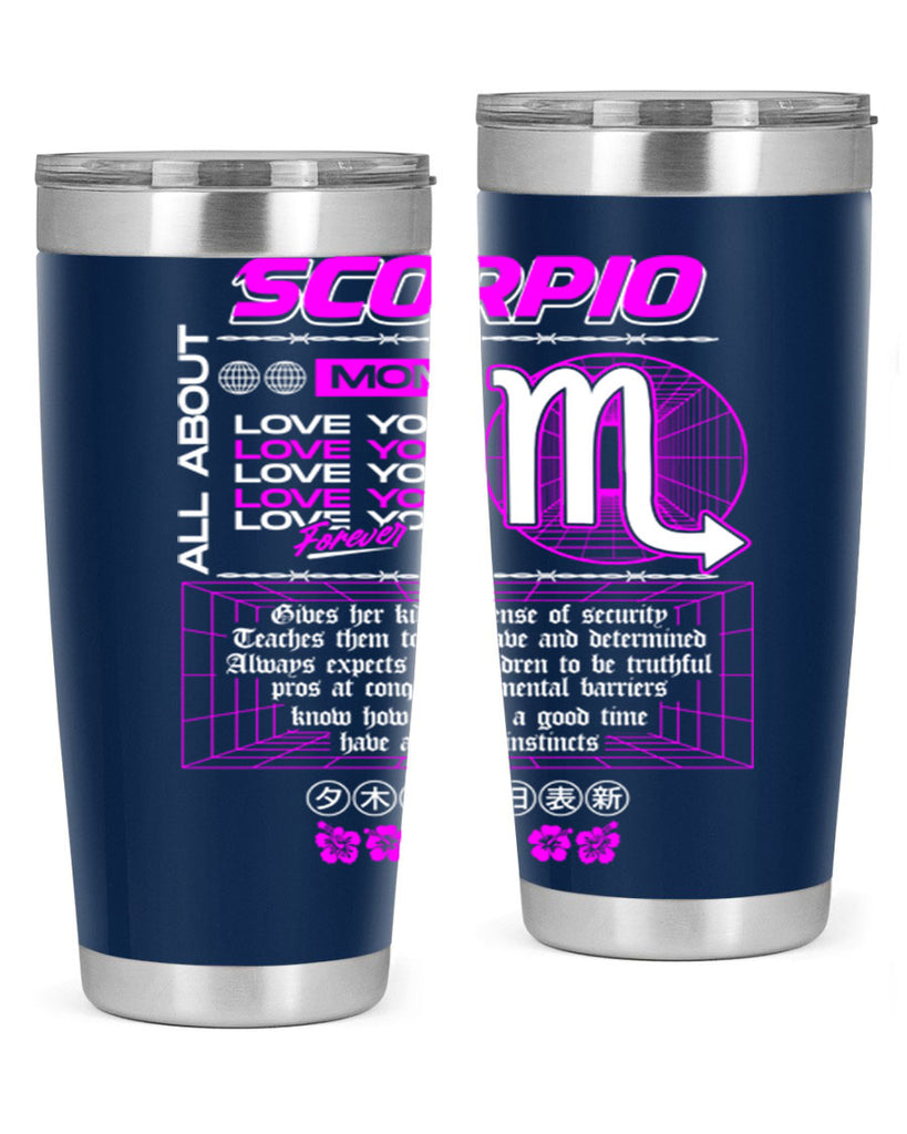 scorpio 457#- zodiac- Tumbler