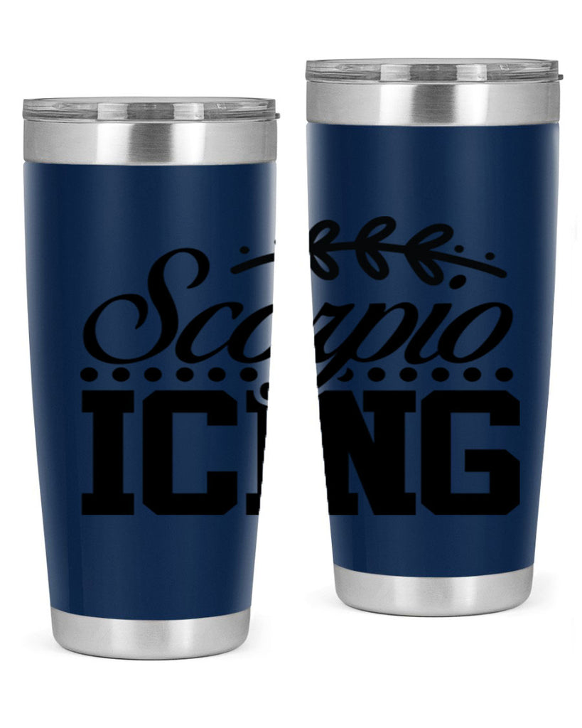 scorpio icing 442#- zodiac- Tumbler