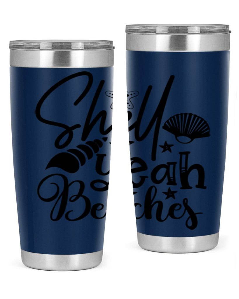 shell yeah beaches Style 75#- summer- Tumbler