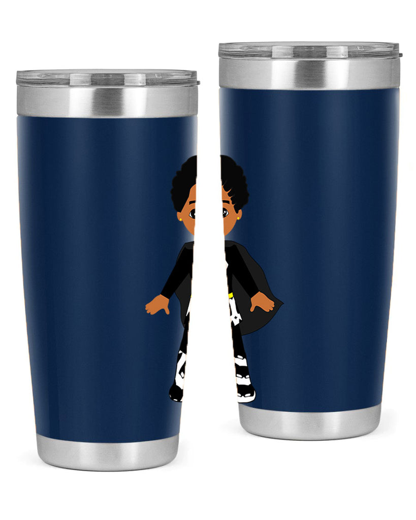 super kid 11#- black men - boys- tumbler