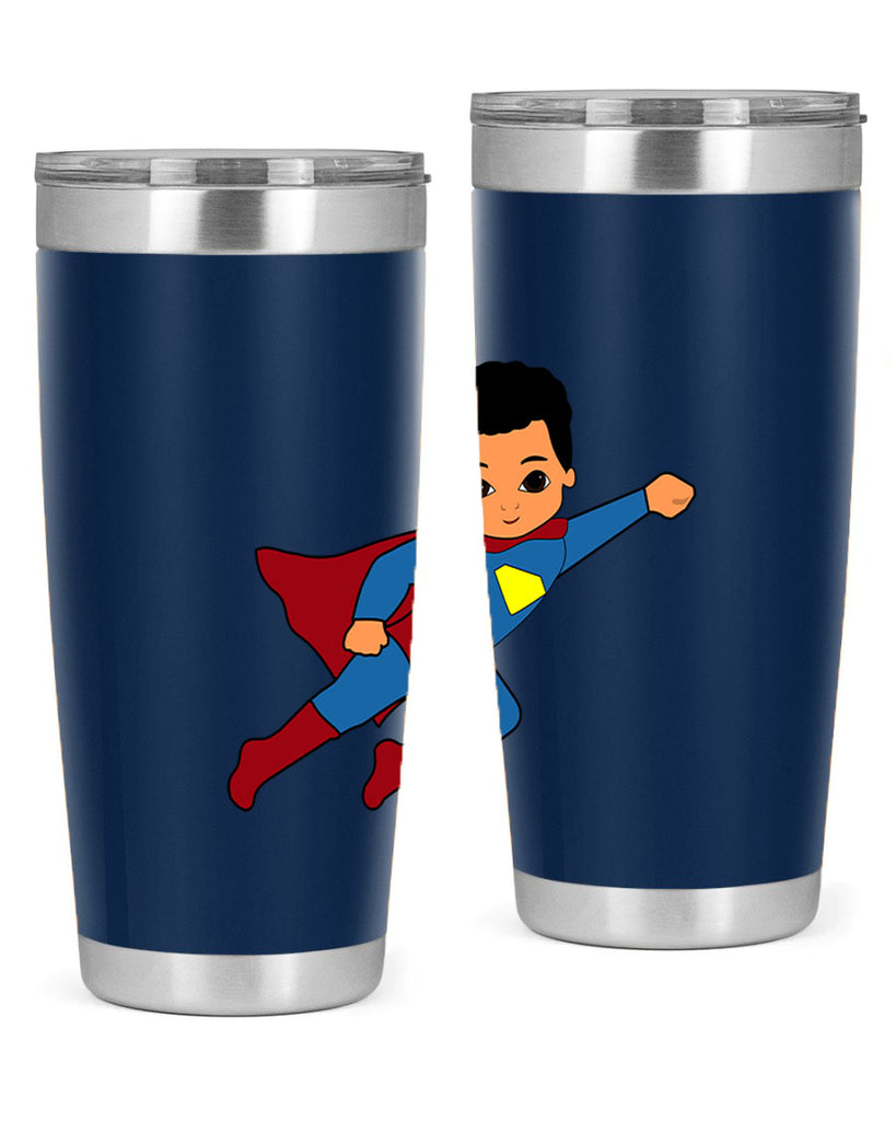 super kid 15#- black men - boys- tumbler