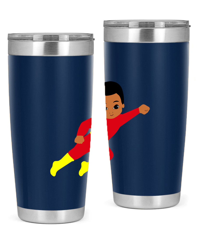 super kid 4#- black men - boys- tumbler