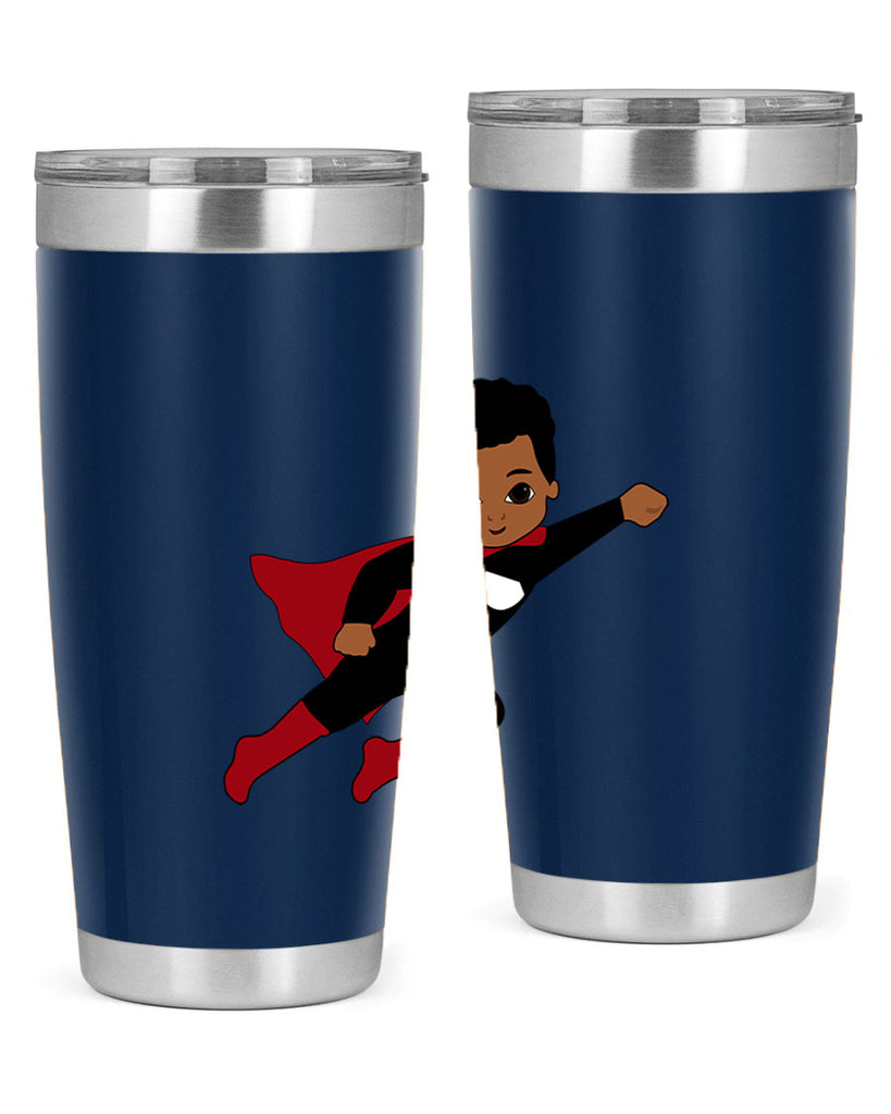 super kid 5#- black men - boys- tumbler