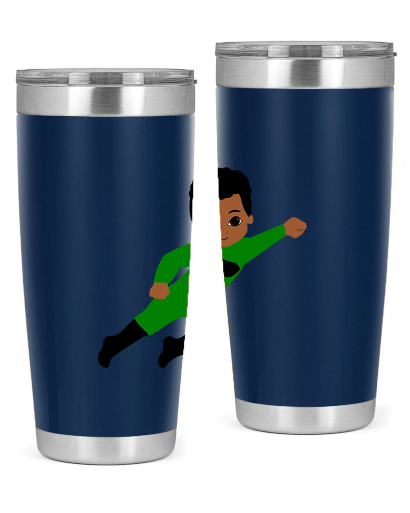 super kid 6#- black men - boys- tumbler