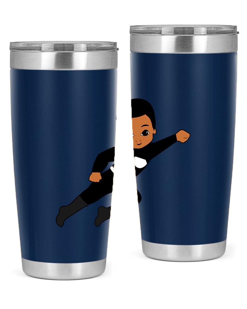 super kid 7#- black men - boys- tumbler