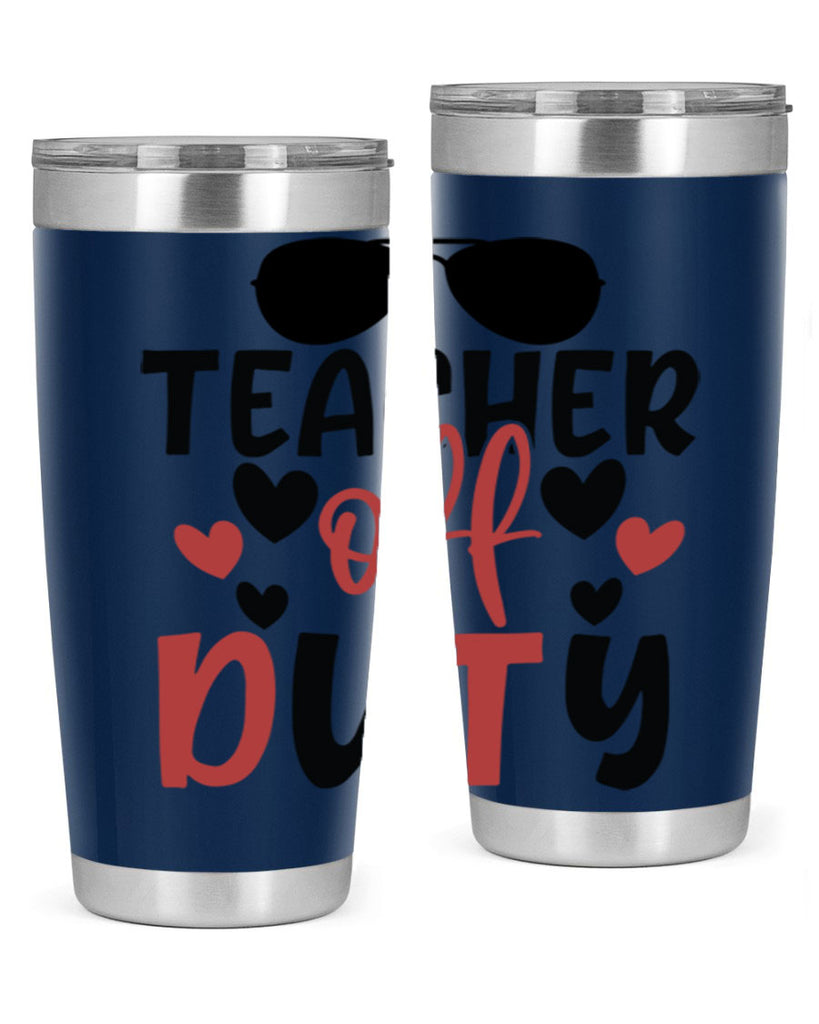 teacher off duty Style 205#- teacher- tumbler