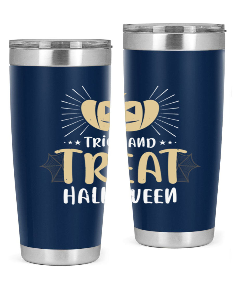 trick and treat halloween 125#- halloween- Tumbler