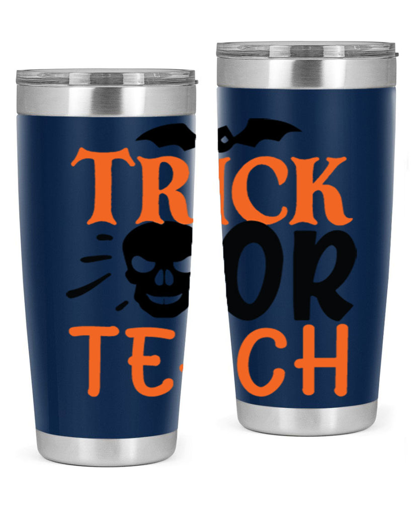 trick or teach 104#- halloween- Tumbler