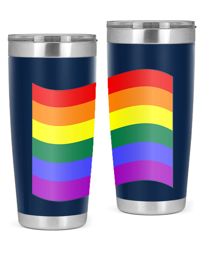 wavy rainbow flag 1#- lgbt- Tumbler