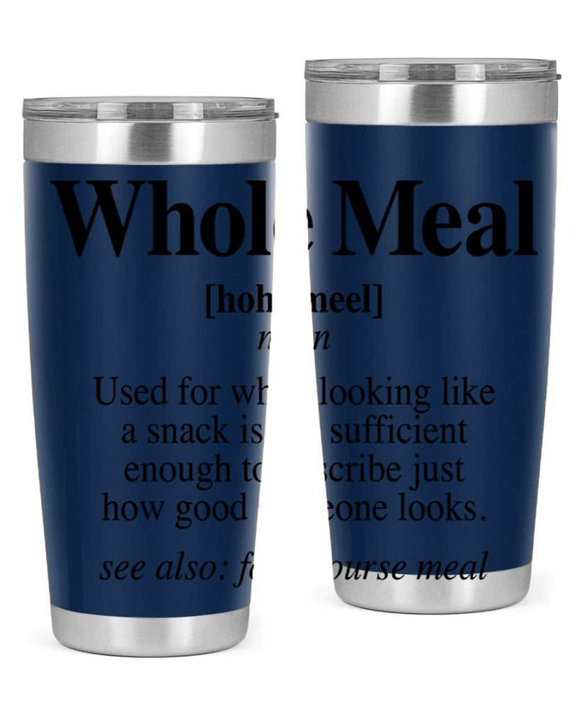 whole meal 10#- black words phrases- Cotton Tank
