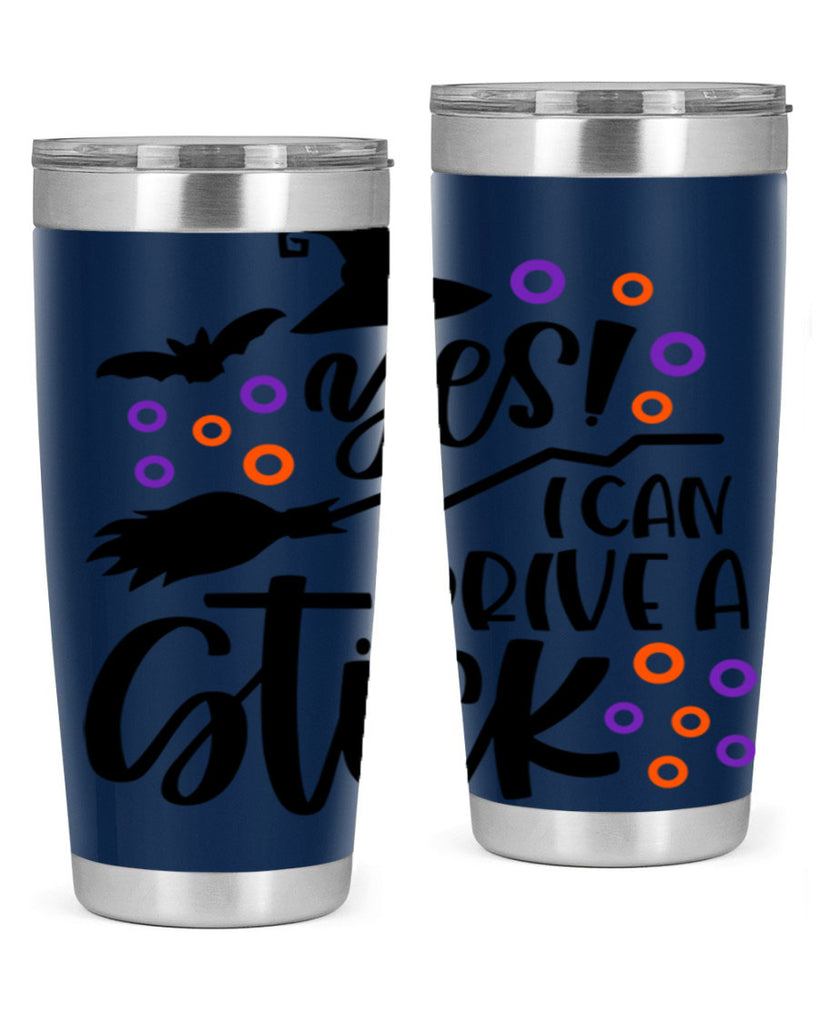 yes i can drive a stick 3#- halloween- Tumbler