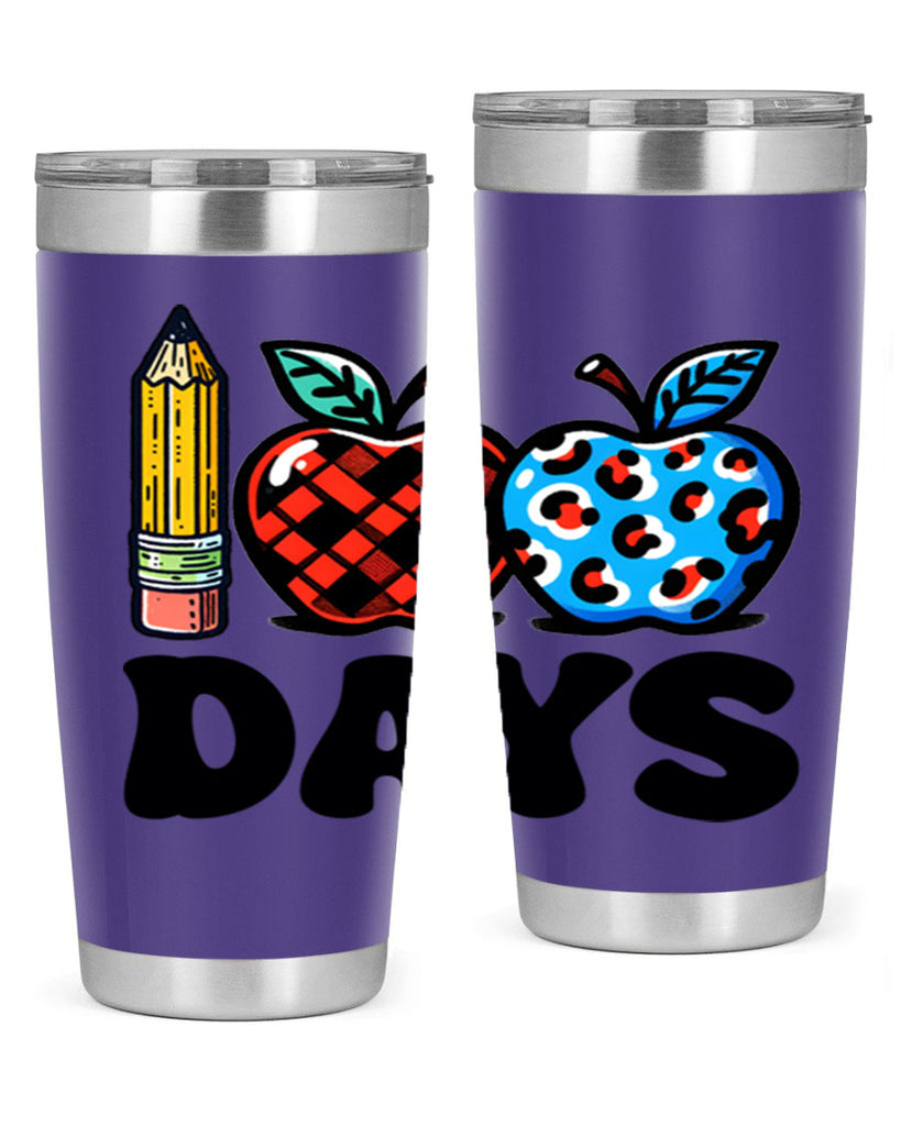 100th day of school Apple 38#- 100 days of school- Tumbler