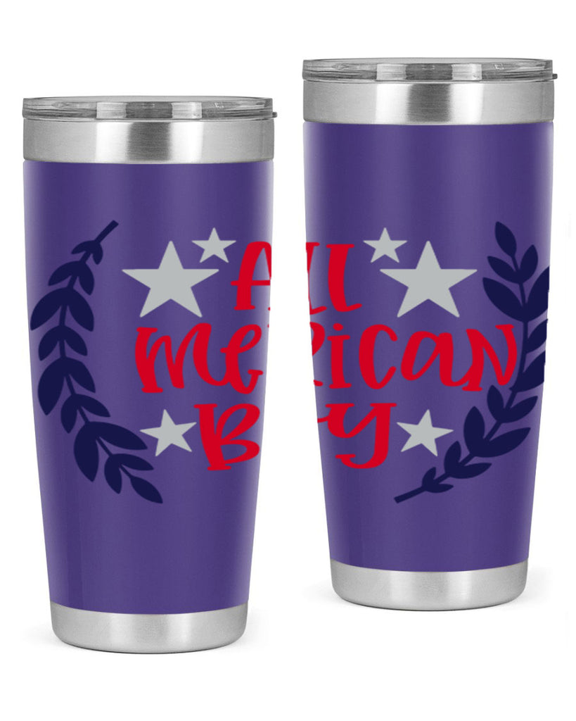 All Merican Boy Style 143#- Fourt Of July- Tumbler
