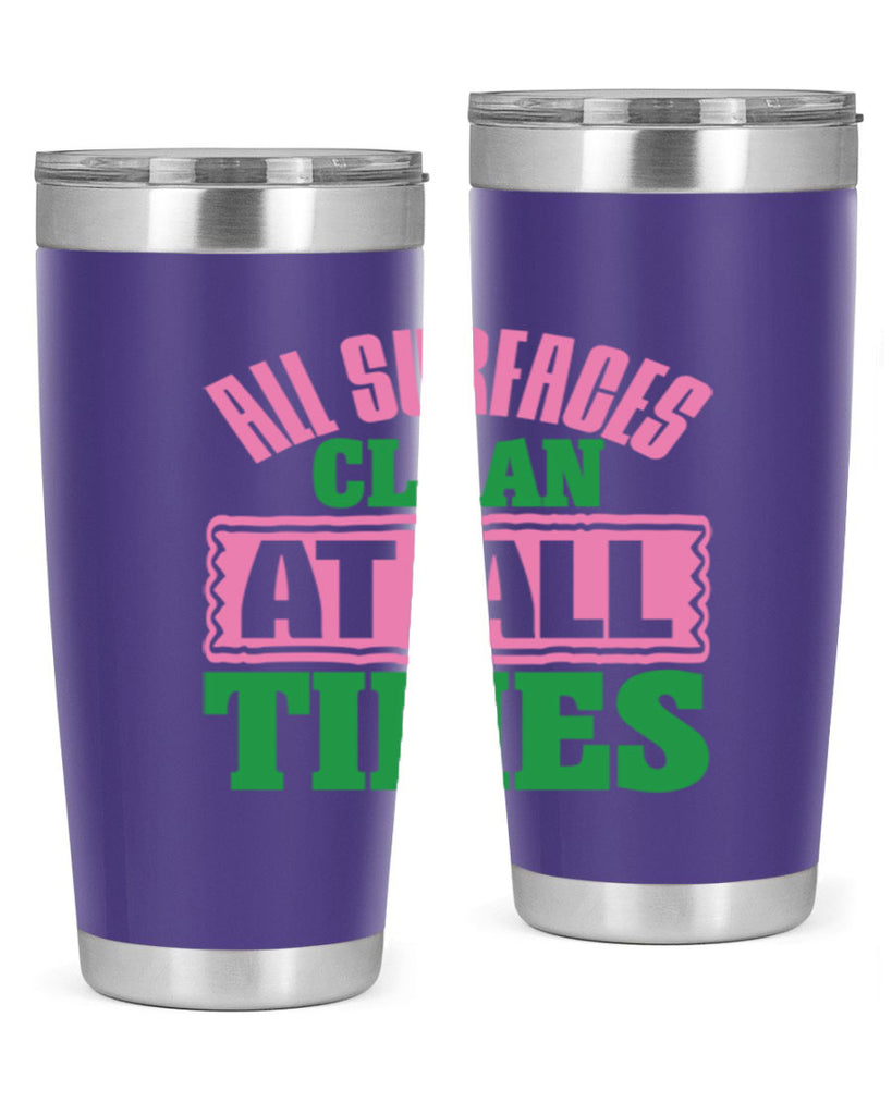 All surfaces clean at all times Style 1#- cleaner- tumbler