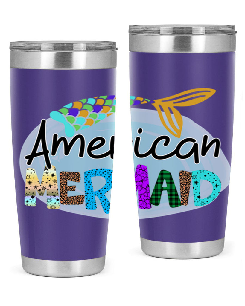 American Mermaid 14#- mermaid- Tumbler