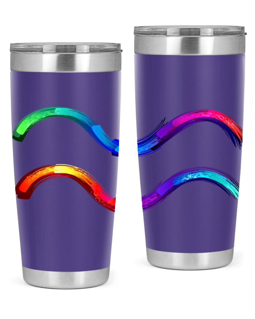 Aquarius 69#- zodiac- Tumbler