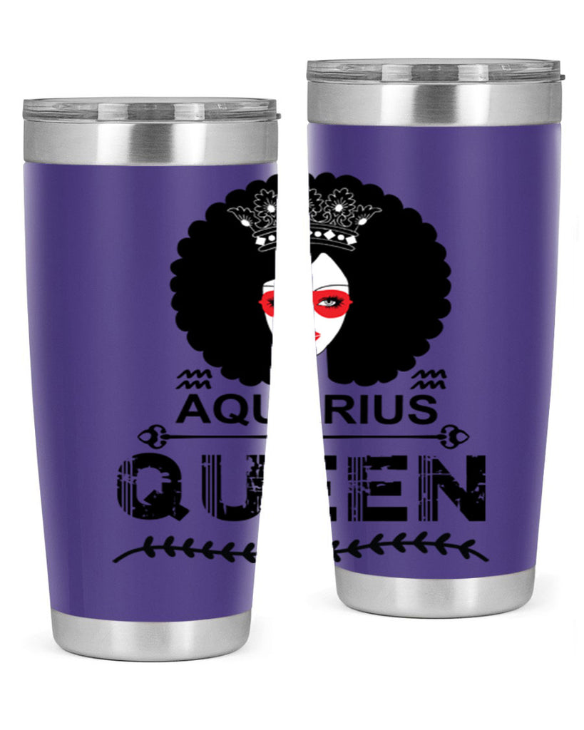Aquarius queen 75#- zodiac- Tumbler
