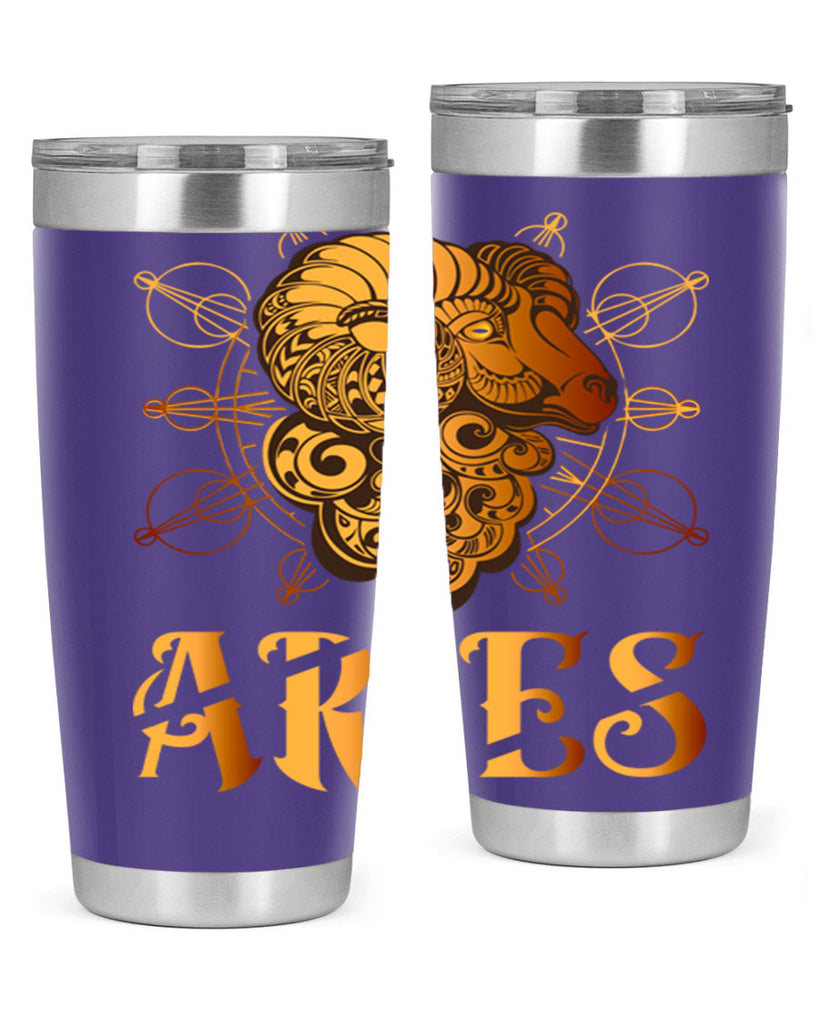 Aries 121#- zodiac- Tumbler