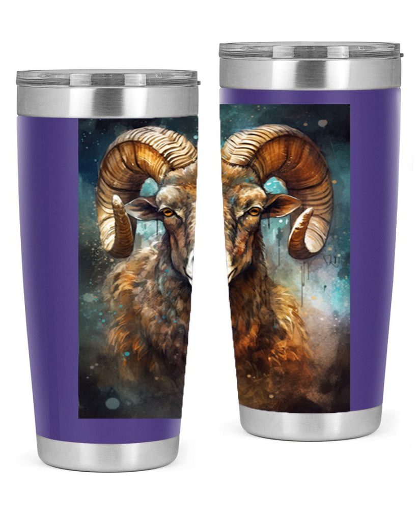 Aries 54#- zodiac- Tumbler