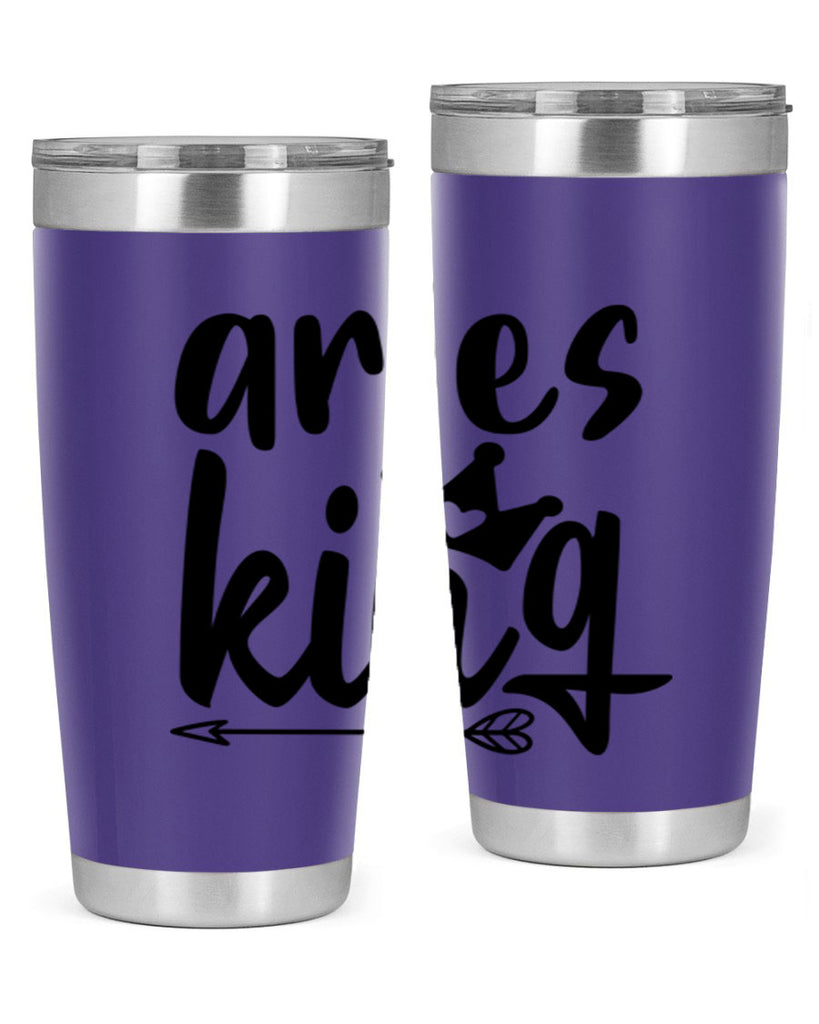 Aries king 108#- zodiac- Tumbler
