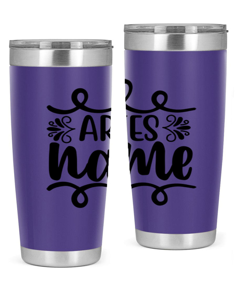 Ariesname 112#- zodiac- Tumbler