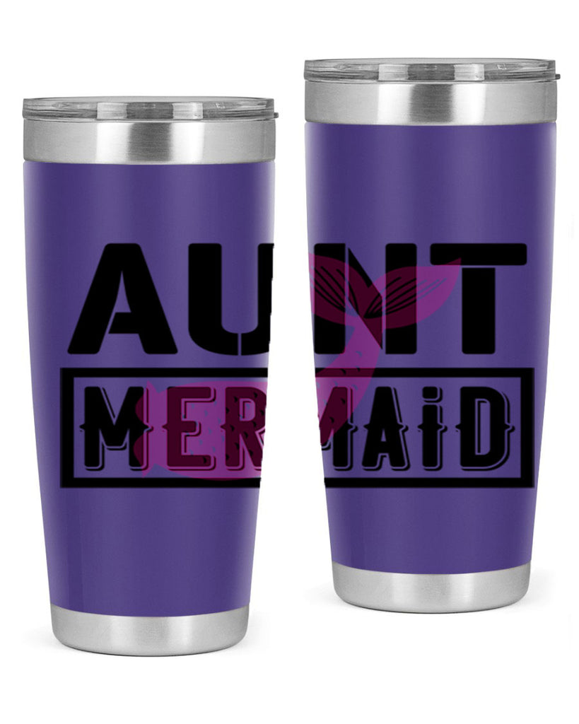 Aunt mermaid 17#- mermaid- Tumbler