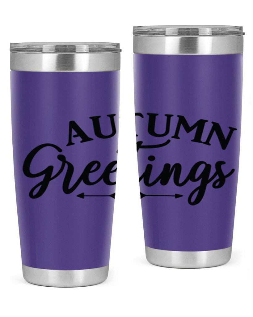 Autumn Greetings 16#- fall- Tumbler