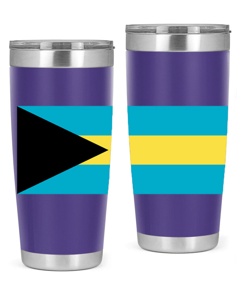 Bahamas 186#- world flags- Tumbler